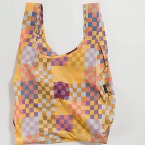 Baggu medium check multi